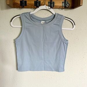 Paragon Fitwear Light Blue Tank Crop Top
